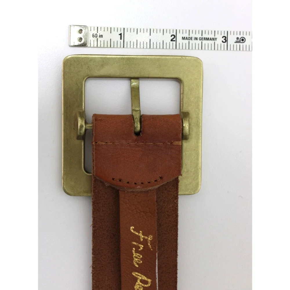 Free People Belt Brown Leather Size XS/S Minimalist